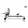 Silencieux arrière duplex inox 1x90mm type 12 pour DACIA DUSTER 4x2 (Traction)