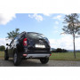 Silencieux arrière duplex inox 1x90mm type 12 pour DACIA DUSTER 4x2 (Traction)