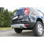 Silencieux arrière duplex inox 1x90mm type 12 pour DACIA DUSTER 4x2 (Traction)