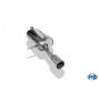 Silent stainless steel rear 1x90mm type 12 for DACIA DUSTER 4x2 (Traction)