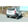 Silent stainless steel rear 1x90mm type 12 for DACIA DUSTER 4x2 (Traction)