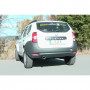 Silent stainless steel rear 1x90mm type 12 for DACIA DUSTER 4x2 (Traction)