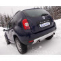 Silencieux arrière duplex inox 1x90mm type 16 pour DACIA DUSTER 4x4