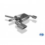 Silent rear duplex stainless steel 1x145x65mm type 59 for DACIA DUSTER 4x4