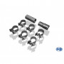 Silent rear duplex stainless steel 1x115x85mm type 32 for DACIA DUSTER 4x4