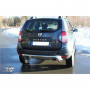 Silencieux arrière duplex inox 1x145x65mm type 59 pour DACIA DUSTER 4x4 FACELIFT (2013-)