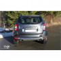 Silencieux arrière duplex inox 1x145x65mm type 59 pour DACIA DUSTER 4x4 FACELIFT (2013-)