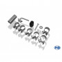 Silent rear duplex stainless steel 1x115x85mm type 32 for DACIA DUSTER 4x4 FACELIFT