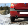 1x90mm 13 stainless steel rear silencer for DACIA LOGAN BERLINE