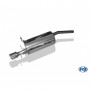 Silent stainless steel rear 1x90mm type 17 for DACIA SANDERO