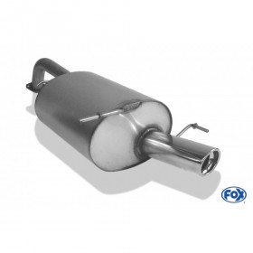 Silencieux arrière inox 1x76mm type 17 pour DEAWOO LACETTI HAYON