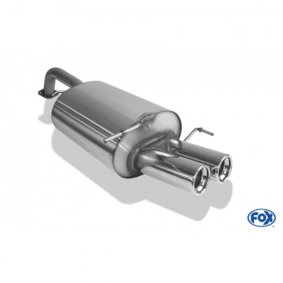 Silent stainless steel 2x80mm type 13 for DEAWOO LACETTI HAYON