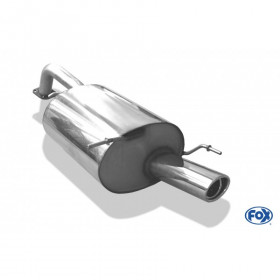 Silent stainless steel rear 1x88x74mm type 32 for DEAWOO LACETTI HAYON