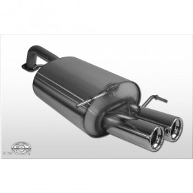 Silent stainless steel rear 2x80mm type 13 for DEAWOO LACETTI BERLINE/BREAK