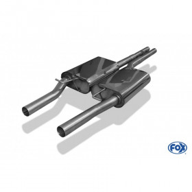 Silent stainless steel front for DODGE CHALLENGER