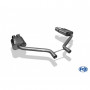 Silent rear duplex stainless steel 2x100mm type 14 for DODGE CHALLENGER