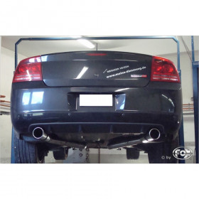 Silent rear duplex stainless steel 1x100mm type 17 for DODGE CHARGER