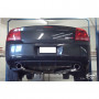Silent rear duplex stainless steel 1x100mm type 17 for DODGE CHARGER