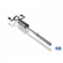 Catback with stainless steel duplex back silencer 2x100mm type 13 for DODGE RAM 1500
