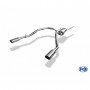 Catback avec silencieux arrière duplex inox 1x129x106mm type 32 pour DODGE RAM 1500 FACELIFT