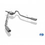Catback with stainless steel duplex back silencer 1x100mm type 17 for DODGE RAM 1500 FACELIFT