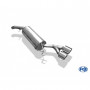 Silencieux arrière inox 2x90mm type 16 pour FIAT BRAVO TYPE 198
