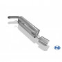 Silencieux arrière inox 1x135x80mm type 53 pour FIAT BRAVO TYPE 198