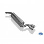 Silent stainless steel rear 2x80mm type 16 for FIAT BRAVO TYPE 198