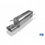 Silencieux arrière inox 1x135x80mm type 53 pour FIAT GRANDE PUNTO TYPE 199