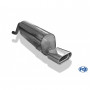 Silent stainless steel rear 1x135x80mm type 53 for FIAT GRANDE PUNTO TYPE 199