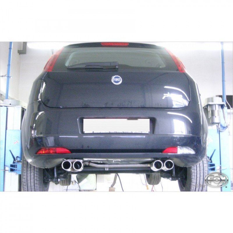 Ligne D'échappement Complète Pour Fiat Grande Punto 1.3 D 75ch - Kit De Montage, Acier Aluminié
