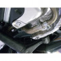 Silent rear duplex stainless steel 2x76mm type 13 for FIAT GRANDE PUNTO TYPE 199