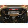 Silent rear duplex stainless steel 2x70mm type 16 for FIAT 124 SPIDER