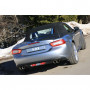 Silent rear duplex stainless steel 2x76mm type 25 for FIAT 124 SPIDER