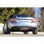 Silent rear duplex stainless steel 2x76mm type 25 for FIAT 124 SPIDER