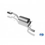 Silencieux arrière inox 1x90mm type 13 pour FORD C-MAX MK1