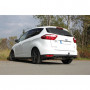 Silent rear duplex stainless steel 1x145x65mm type 59 for FORD C-MAX MK2