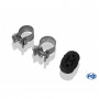 Silent rear duplex stainless steel 1x115x85mm type 38 for FORD COUGAR TYPE BCV