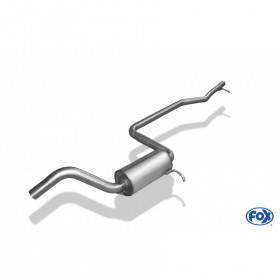 Silencieux avant inox pour FORD FIESTA MK3 (TYPE GFJ)