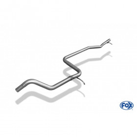 Tube de suppression de silencieux avant inox pour FORD FIESTA MK3 (TYPE GFJ)