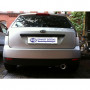 Silent stainless steel rear 1x90mm type 13 for FORD FIESTA MK6 ST150