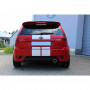 Silent stainless steel rear 1x90mm type 13 for FORD FIESTA MK6 ST150