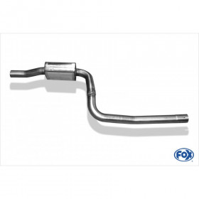 Silent stainless steel front for FORD FIESTA MK6 ST150