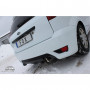 Catback with 1x90mm type 14 stainless steel back silencer and catalyst connection tube for FORD FIESTA MK6