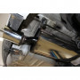 Catback with 1x90mm type 14 stainless steel back silencer and catalyst connection tube for FORD FIESTA MK6