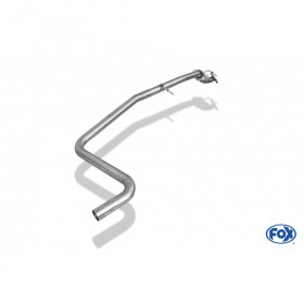 Stainless front silencer removal tube (with flexible) for FORD FIESTA MK7