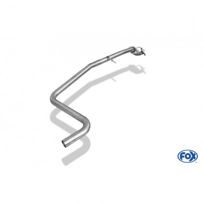 Tube de suppression de silencieux avant inox (avec flexible) pour FORD FIESTA MK7