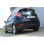 Silencieux arrière inox 1x145x65mm type 59 pour FORD FIESTA MK7 RED/BLACK EDITION