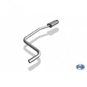 Silent stainless steel front for FORD FIESTA MK7