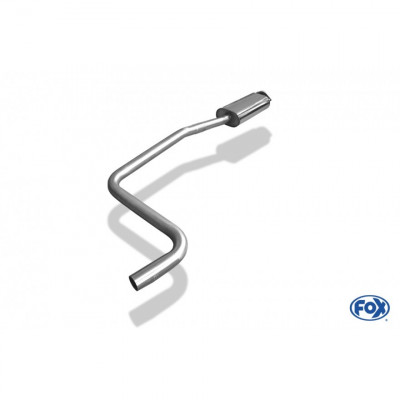 Silencieux avant inox pour FORD FIESTA MK7